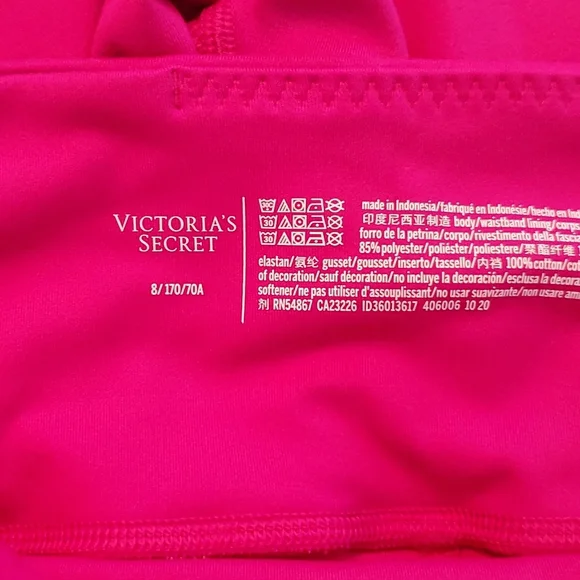 Victoria's Secret Leggings, Size 8, Wicked Rose - Picture 10 of 10